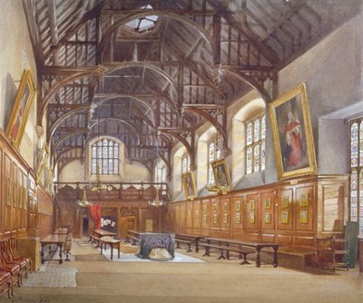 グレイズ イン ホール、ロンドン、1886 年。 作： John Crowther