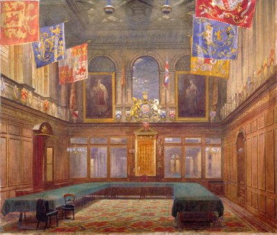 ハーバーダッシャーズ・ホール、グレシャム・ストリート、シティ・オブ・ロンドン、1895年 作： John Crowther