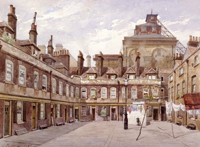 ハーバーダッシャーズ スクエア、ロンドン、1887 年 作： John Crowther
