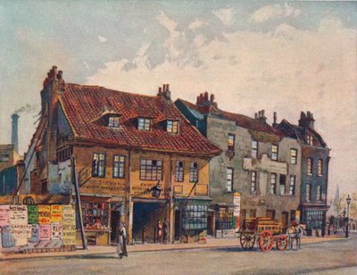 Church Street、Lambeth、Lambeth Bridge Road、London、c1874 1926の西側の家 作： John Crowther