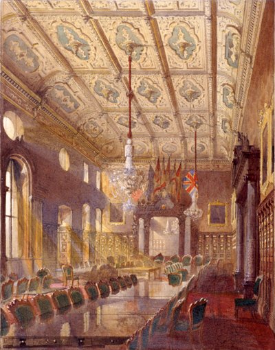 アイアンモンガーズ・ホール、ロンドン、1888年 作： John Crowther