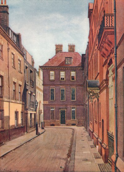 ジェフリーズ・ハウス裁判官、デラヘイ・ストリート、ウェストミンスター、ロンドン、c1880 1926。 作： John Crowther