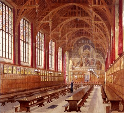 リンカーンズ・イン、ロンドン、1884年 作： John Crowther