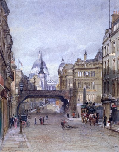 ラドゲイト サーカス、ロンドン、1881 年 作： John Crowther