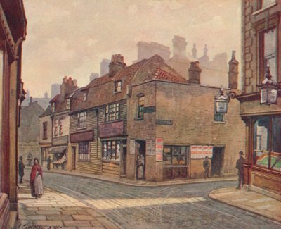 スノーフィールズの古い家屋、バーモンドジー、1887 1926 作： John Crowther