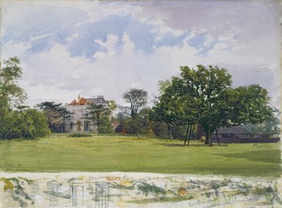 ターレットハウスの側面図、ランベス、1880 作： John Crowther