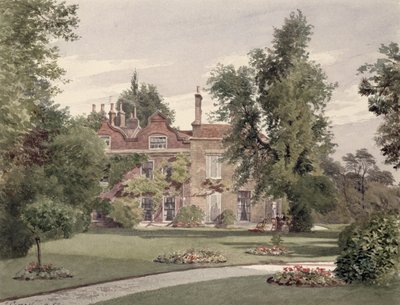 ローリーハウスの側面図、ブリクストンヒル、ランベス、1887 作： John Crowther