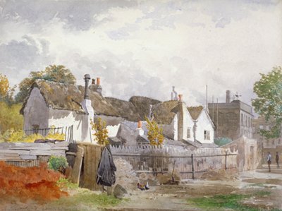 シンダーコムズ・コテージ、シェパーズ・ブッシュ、ハマースミス、ロンドン、1890年 作： John Crowther