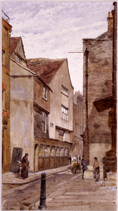 セント ジェームズ プレイス、アルドゲート、ロンドン、1884 年 作： John Crowther