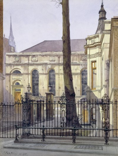 文房具ホール、ロンドン、1890年、 作： John Crowther