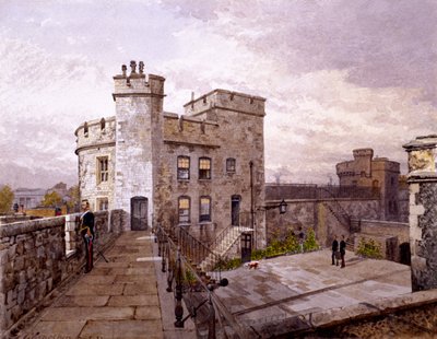 ロンドン塔、ロンドン、1883年 作： John Crowther