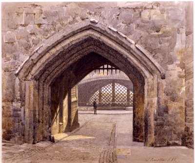ロンドン塔、ロンドン、1883年 作： John Crowther
