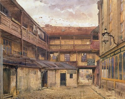 ホワイトハートイン、サザーク、1879 作： John Crowther