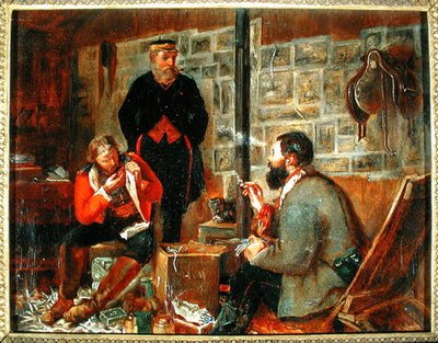ウェルカム・アライバルのための習作」1855-56年頃（油彩・キャンバス） 作： John Dalbiac Luard