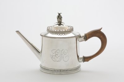 ティーポット、1790年頃（銀製 作： John David