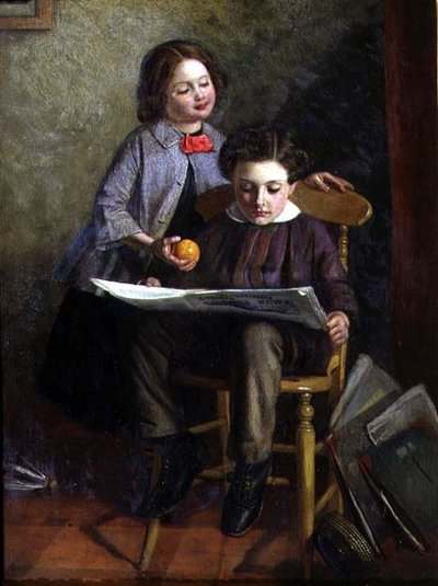 Reconciliation（油彩・パネル 作： John Dawson Watson
