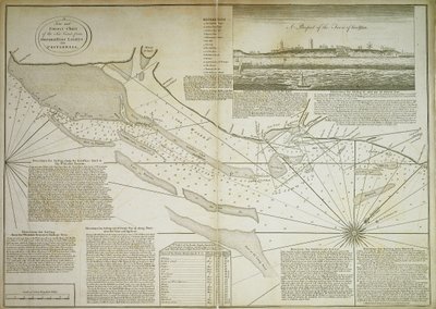 オーフォードネス・ライトからプリトルウェルまでの新しい正しい海図 作： John Diston