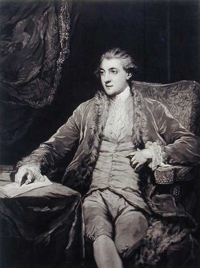 ラインスター公爵の肖像（1722-73年）（リトグラフ） 作： John Dixon