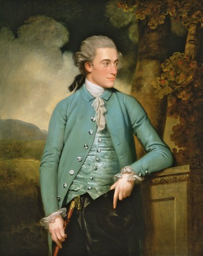ケンブリッジのジョンモートロックとアビントンホールの肖像画、ケンブリッジシャー州グレートアビントン、1779年（ペアについては197912を参照） 作： John Downman