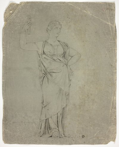 立っている女性像の古代の像 作： John Downman