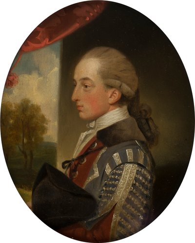 ヘンリー・ブリッジマンの肖像（1757-1782）、1770-82年頃（銅に油彩） 作： John Downman