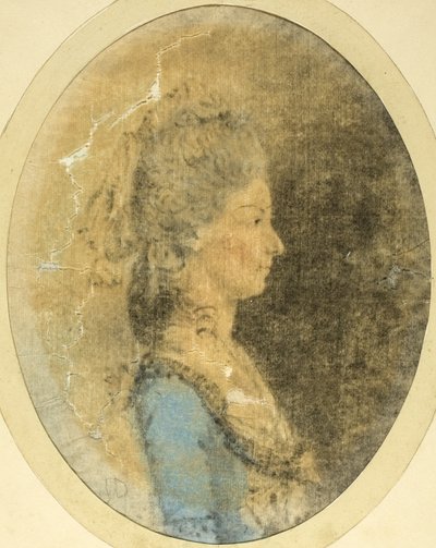 女性の肖像 作： John Downman
