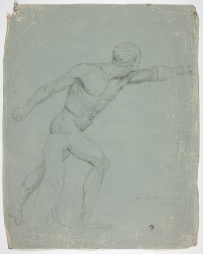 ローマの像からのボルゲーゼ剣闘士 作： John Downman