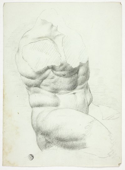 古代像のトルソー 作： John Downman