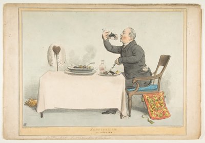 HCannibalismまたはアイルランドのシチュー、1833年8月5日。 作： John Doyle