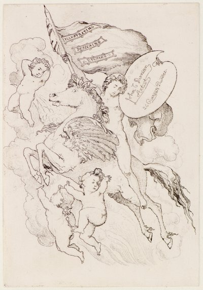 フライングホース（銅版画 作： John Duncan