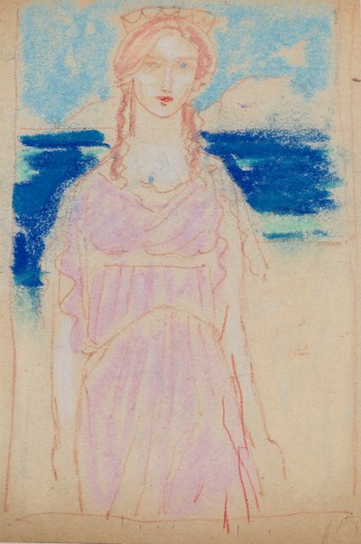 波の下の土地の王女（チョーク） 作： John Duncan