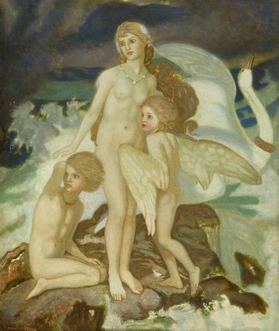 リルの子供たち、1924年 作： John Duncan