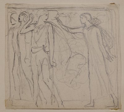 ディアドラの三つの呼び声」（鉛筆 作： John Duncan