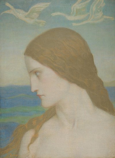 決して終わらなかった金星、1910-20（キャンバス上のテンペラ） 作： John Duncan