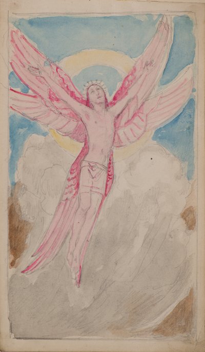 聖フランシスコの幻影（水彩 作： John Duncan