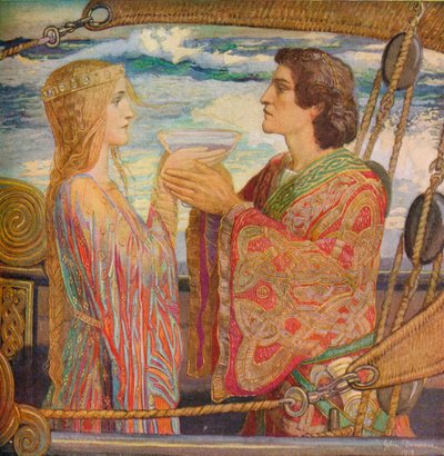 トリスタンとイゾルデ、1912 作： John Duncan