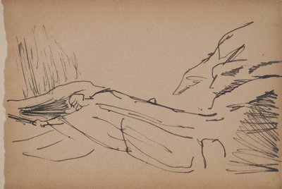 無題（ペンとインク） 作： John Duncan