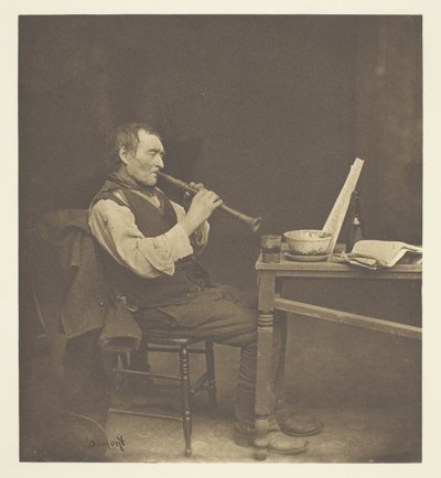 クラリオネット奏者、c. 1897年。 作： John E. Dumont