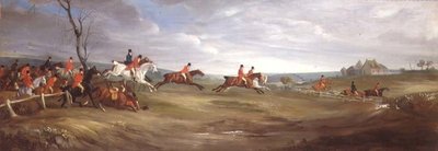 The Quornとのハント・スカリー 作： John E. Ferneley