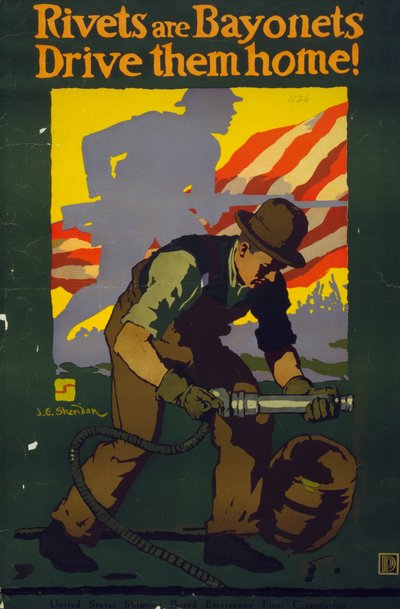 「リベットは銃剣だ、家に帰せ！」 作： John E. Sheridan
