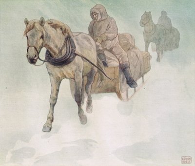 1919年に出版されたGladys Davidsonによる「Helpers Without Hands」のイラスト（カラーリソ） 作： John Edwin Noble