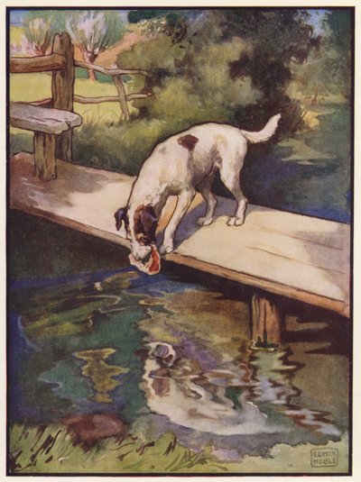 犬と影 (カラーリソ) 作： John Edwin Noble