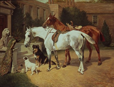 馬と犬 作： John Emms