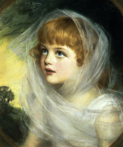 シンプルさと無垢、1900（パステル） 作： John Ernest Breun