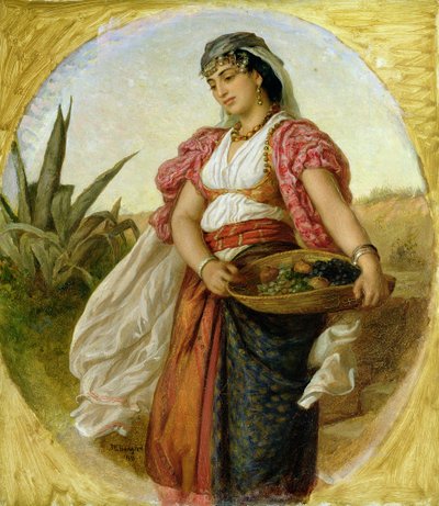 アルジェ出身の女性、1871 作： John Evan Hodgson