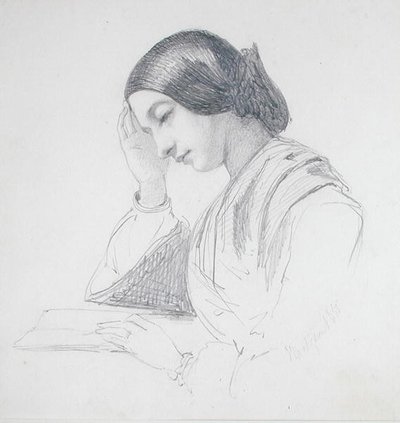 女の子の頭 作： John Evan Hodgson