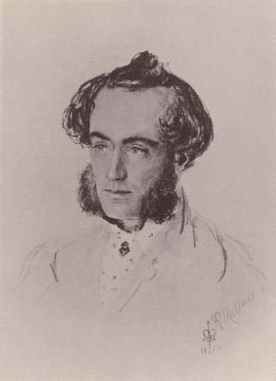 ジョン・リーチ（彫刻 作： John Everett (after) Millais