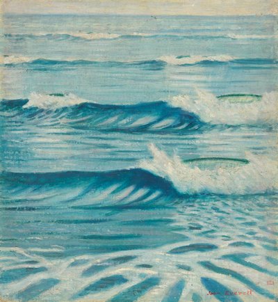 海景、19世紀後半から20世紀半ば（キャンバスに油彩） 作： John Everett