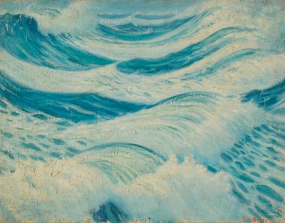 海景、19世紀後半から20世紀半ば（キャンバスに油彩） 作： John Everett