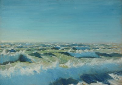 海景、19世紀後半から20世紀半ば（紙に油彩） 作： John Everett